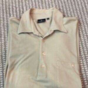 Hickey Freeman Men's Polo in Soft Cream